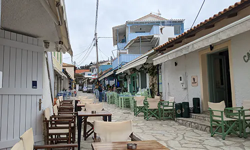 Cafes and Restaurants on Agios Nikitas Beach