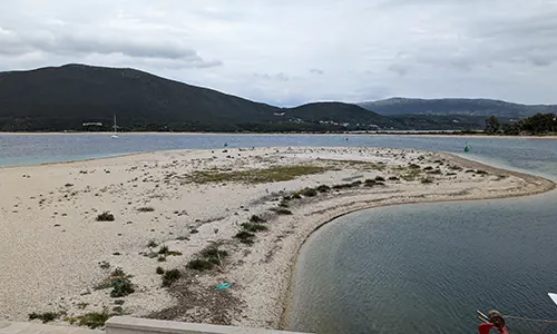Ammoglossa Beach, the "Sandy Tongue"